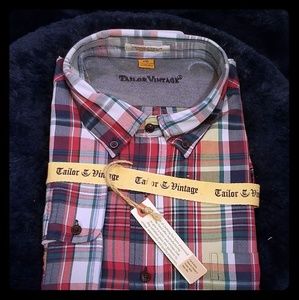 Tailor Vintage MADRAS L/S SHIRT